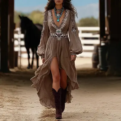 Rustic Themed Wedding Guest Outfits TikTok Shop