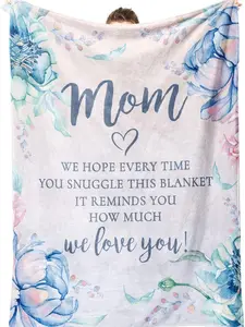 Daughter Son Fleece Blankets & Quilt Blankets - The Perfect Warm Gift for Everyone - Comfortable and Joyful Present for Friends, Family, and Partners
