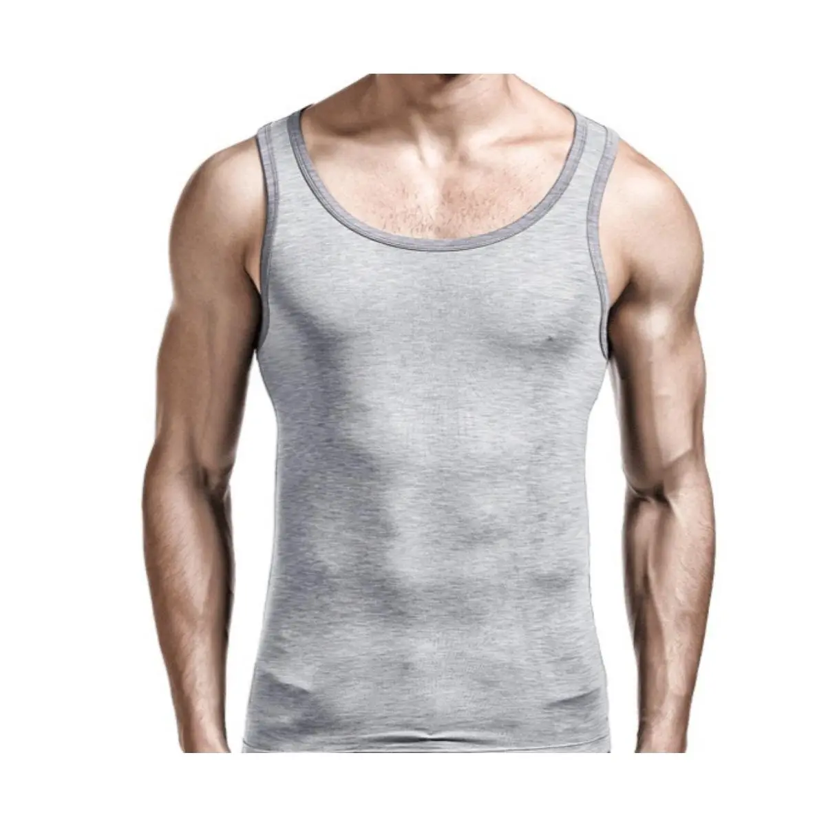 Tank Top - True To Size | 370+ GSM | Cotton and Spandex Athletic Workout Clothing
