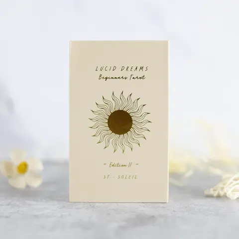Lucid Dreams Beginner Tarot Card Game, 1 Box 78 Cards Deck, Fortune Telling Card Game, Casual Table Game for Fun & Mysterious Divination Card, Tarot Card Set