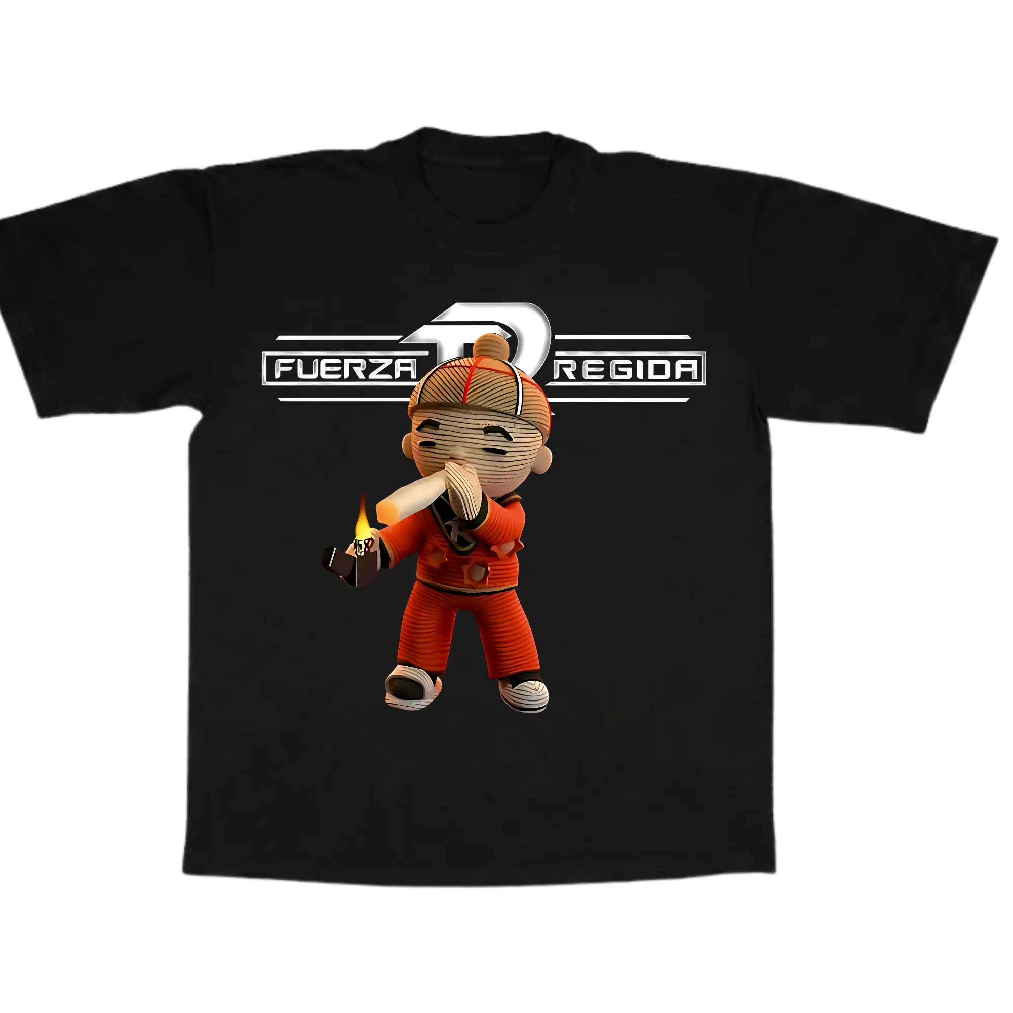 Fuerza Regida Graphic Tee - Chibi Corridos Tumbados Streetwear Shirt | Concert Tour Fan Apparel For Men And Women Music Gift