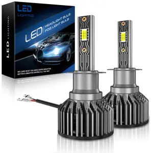 H1 LED Headlights Kit High/Low Beam Bulbs Fog Light White Canbus 6000K