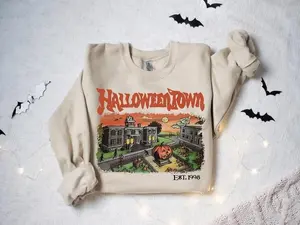 Halloweentown Est 1998 Sweatshirt, Halloweentown University, Retro Halloweentown Sweatshirt, Fall Sweatshirt, Halloween Sweatshirt, Funny Halloween Shirt, Halloween for women