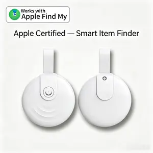 Air Tracker Tags-4Pack, Smart Bluetooth Tracker Tag, Works with Apple Find My APP (iOS Only), Keys Finder and Item Locator for Luggage, Backpack, Suitcase, Pets and more, Waterproof Tracking Tag