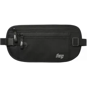 Secure Travel Money Belt, Undercover Hidden Blocking Travel Wallet, Anti-Theft Passport Wallets for Men Women