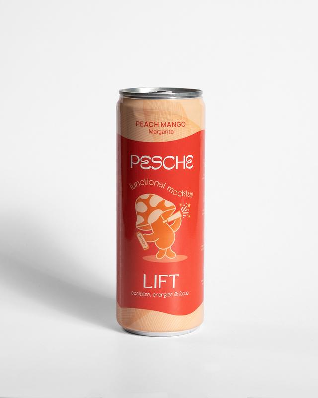 Mood Mix Starter Mocktail Beverage Pack 4-pack with Peach Mango Margarita Strawberry Mint Mojito & Tart Cherry Shirley flavors for Summer Iced Drink - Seltzer