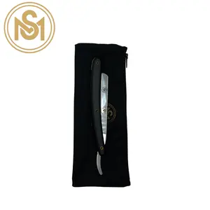 SM Straight-Edge Razors Easy to Use Manual Shaving Handle Lightweight Smooth Traditional