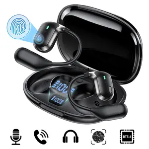 Wireless Earbuds Bluetooth 5.4 Sport Headphones with Earhooks, IPX5 Waterproof Earphones Lightweight Bluetooth Headphones for Running & Workout High Fidelity Earbuds Multifunctional Earbuds Waterproof Sports Earphone