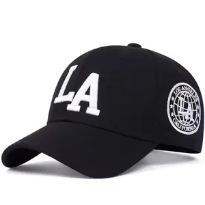 LA Embroidered Baseball Cap Unisex Adjustable Hat for Men Women Los Angeles California
