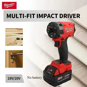 Milwaukee Cordless Impact Portable Driver 18V Lithium Battery Brushless High Torque Impact Drill