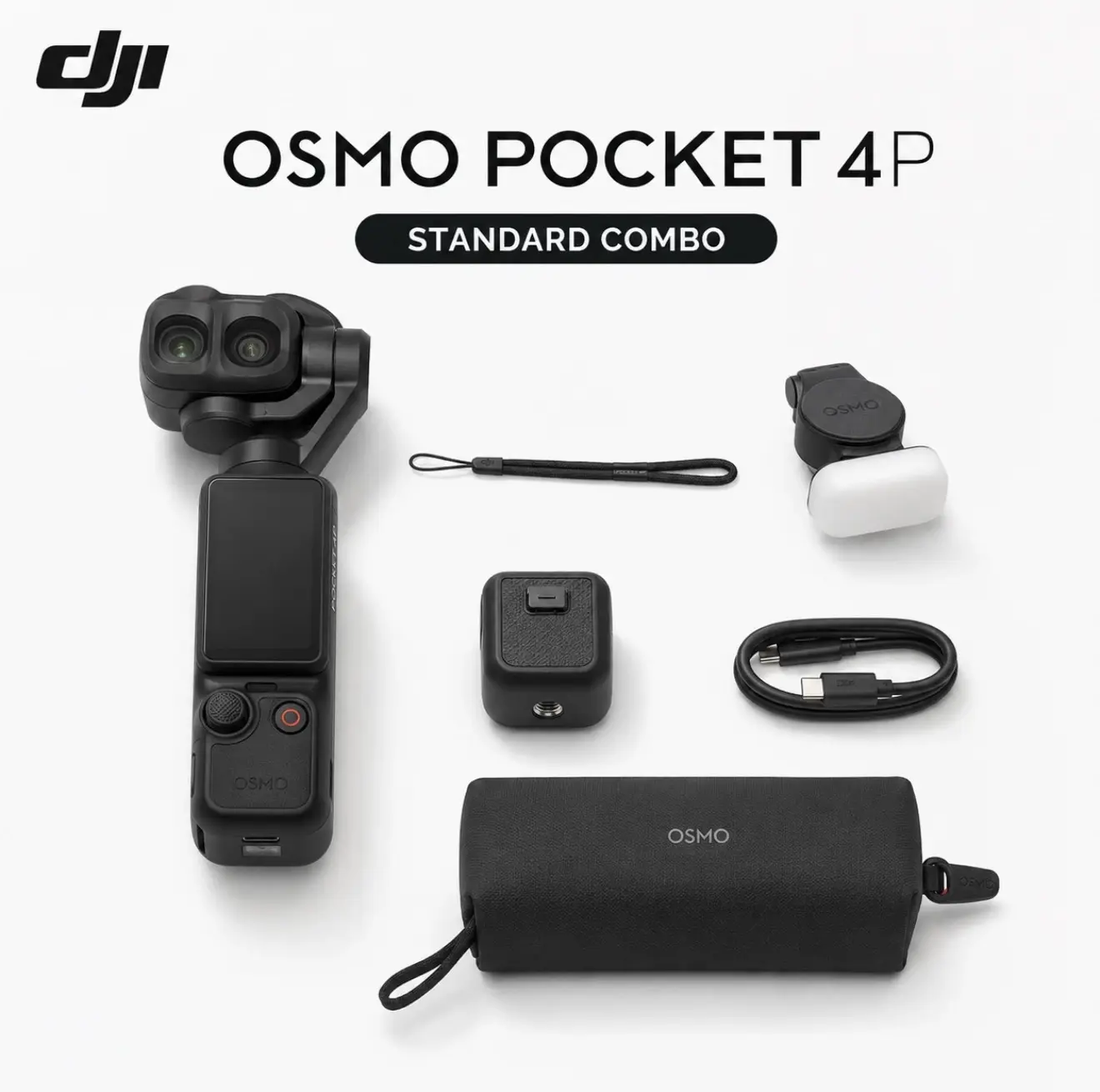 DJI Osmo Pocket 4 Creator Combo 4K 240fps Gimbal Action Camera