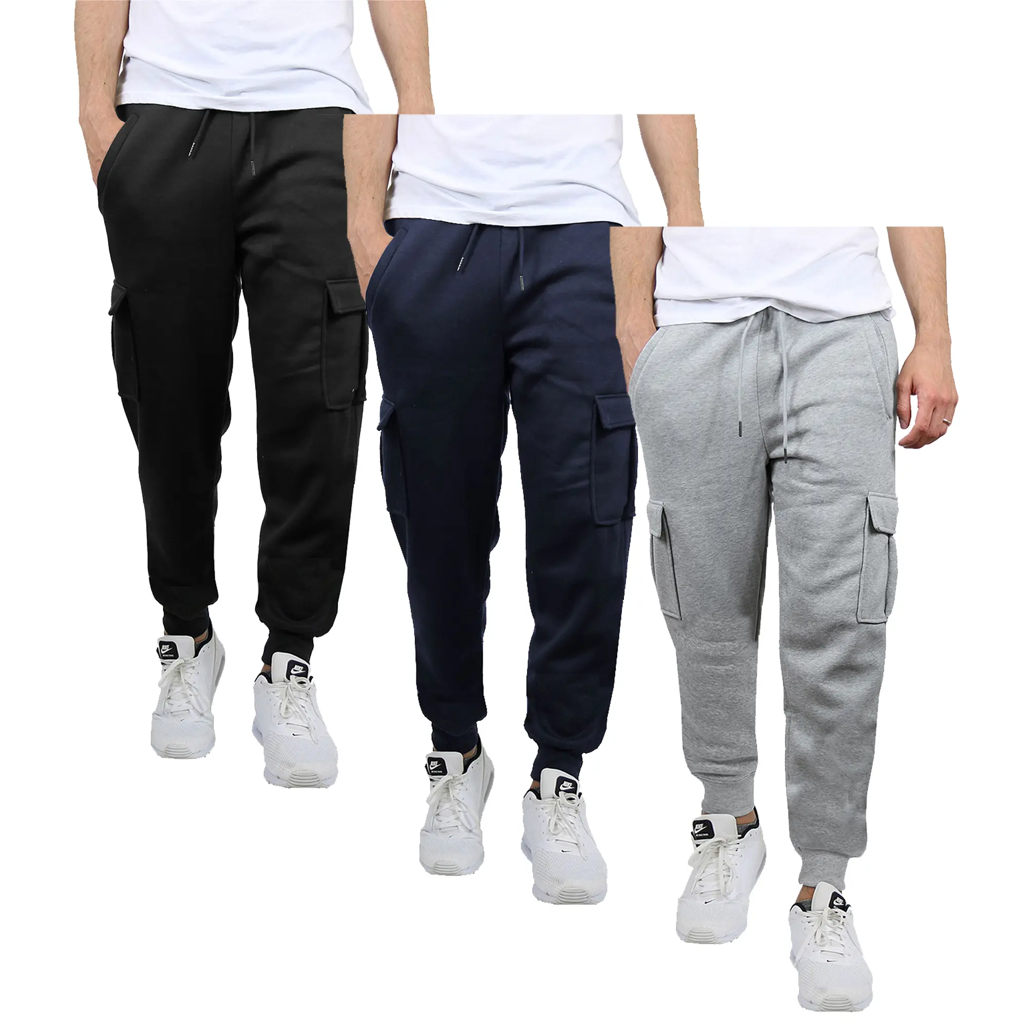(Cargo) Black-Navy-Heather Grey