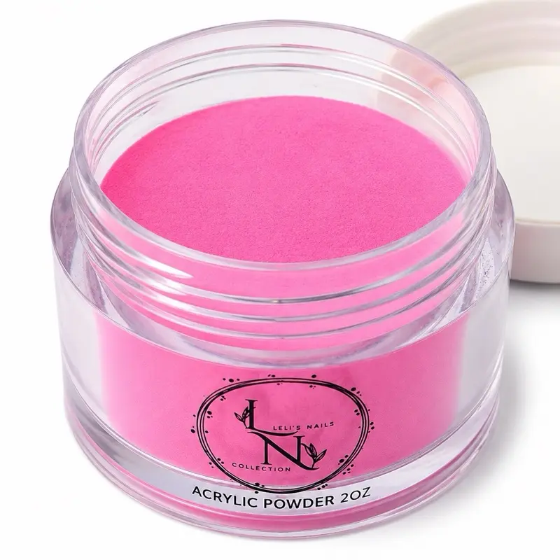 Lelis Nails acrylic powder - Hot Pink - 2 oz Lelis Nails acrylic powder - Hot Pink - 2 oz