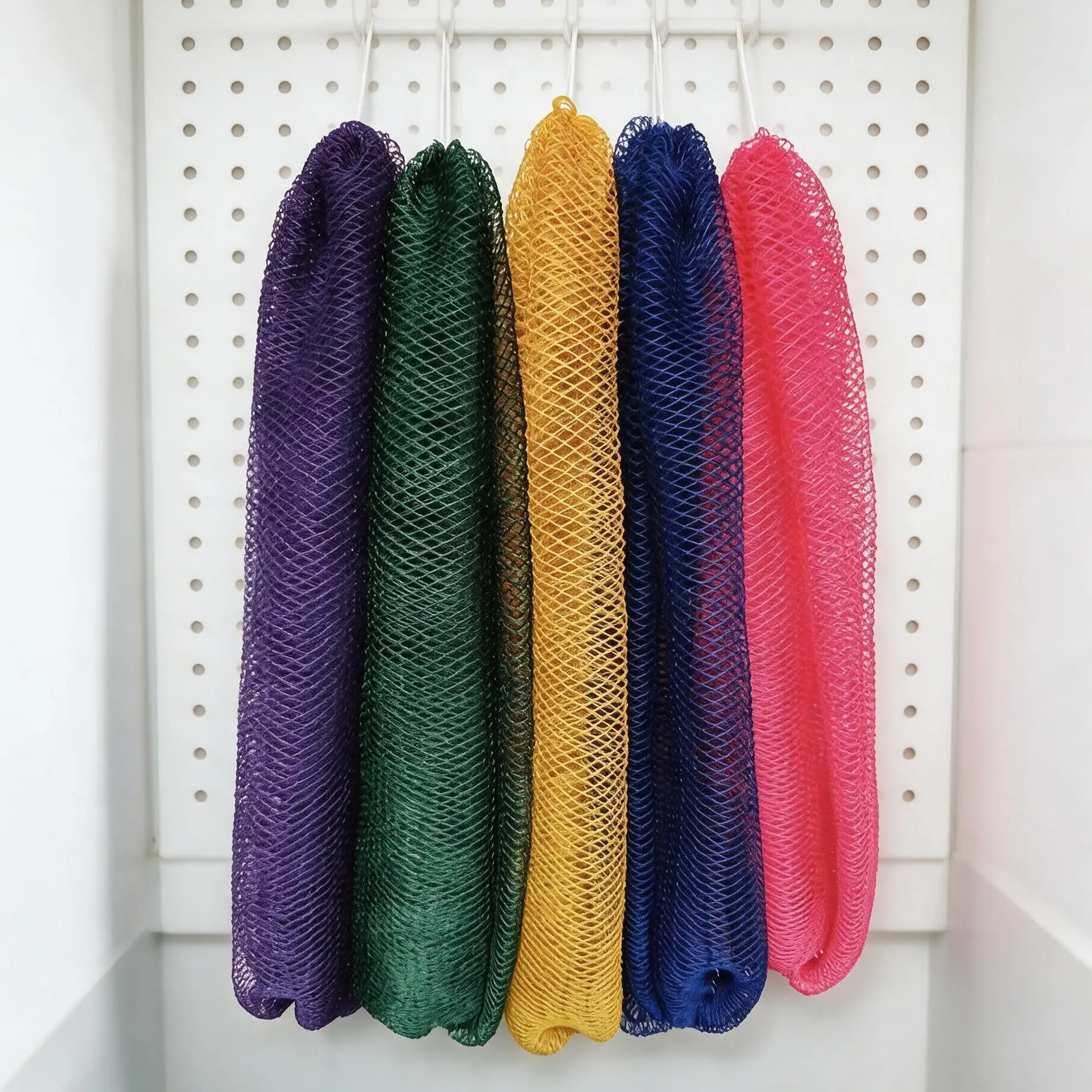Long African Bath Net Sponge, Exfoliating Body Wash Scrub Towel for Shower