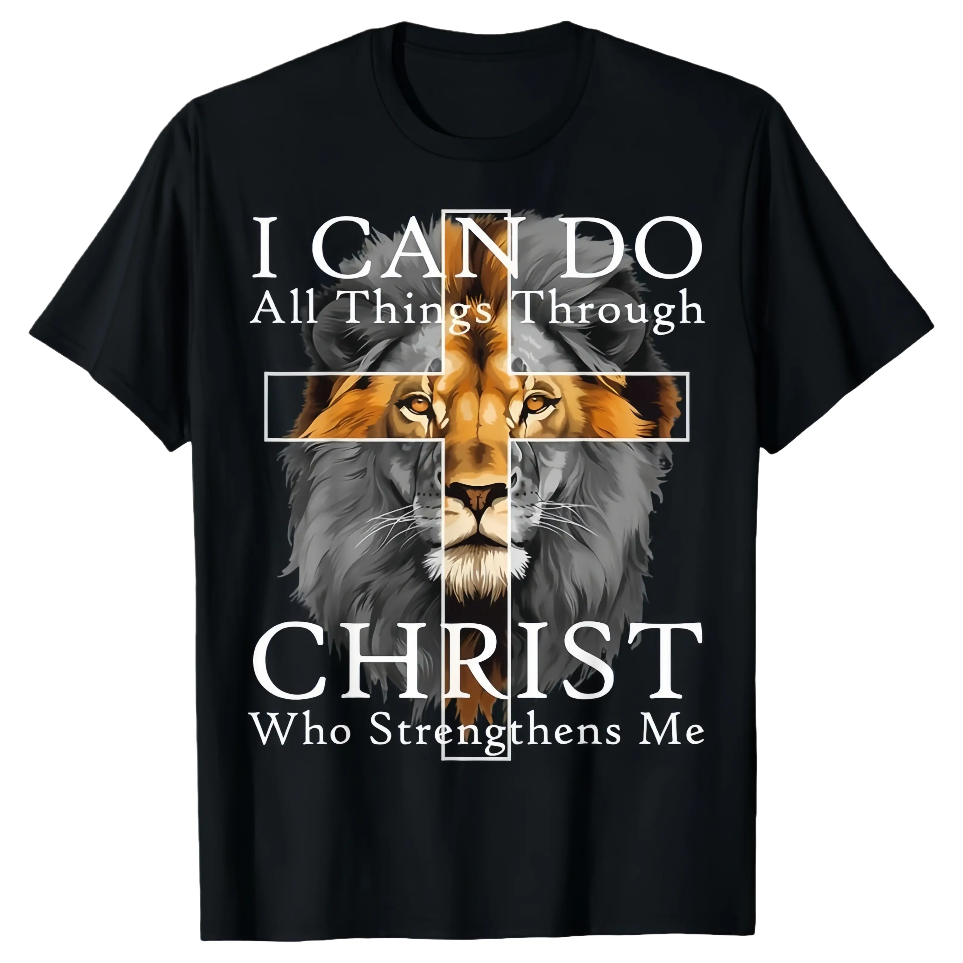 GEM Cotton I'm Just Out Here Trusting God Christian Religious T-Shirt Golf Gift T-Shirt For Men and Women Summer