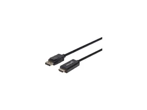 Manhattan 153201 4K @ 60 Hz DisplayPort to HDMI Cable (6-Foot)
