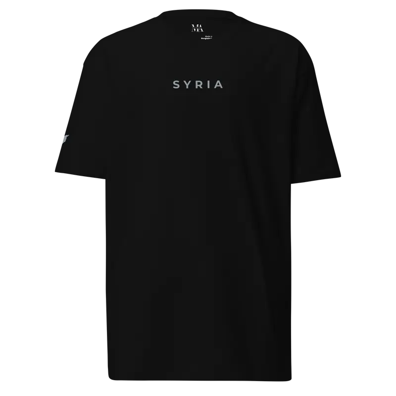 Syria Fitted Tee (English Heritage in Grey)