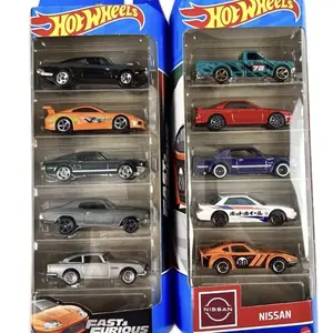 Hot Wheels 2023 Fast and Furious Fast Five and Nissan 5 Cars Set - New