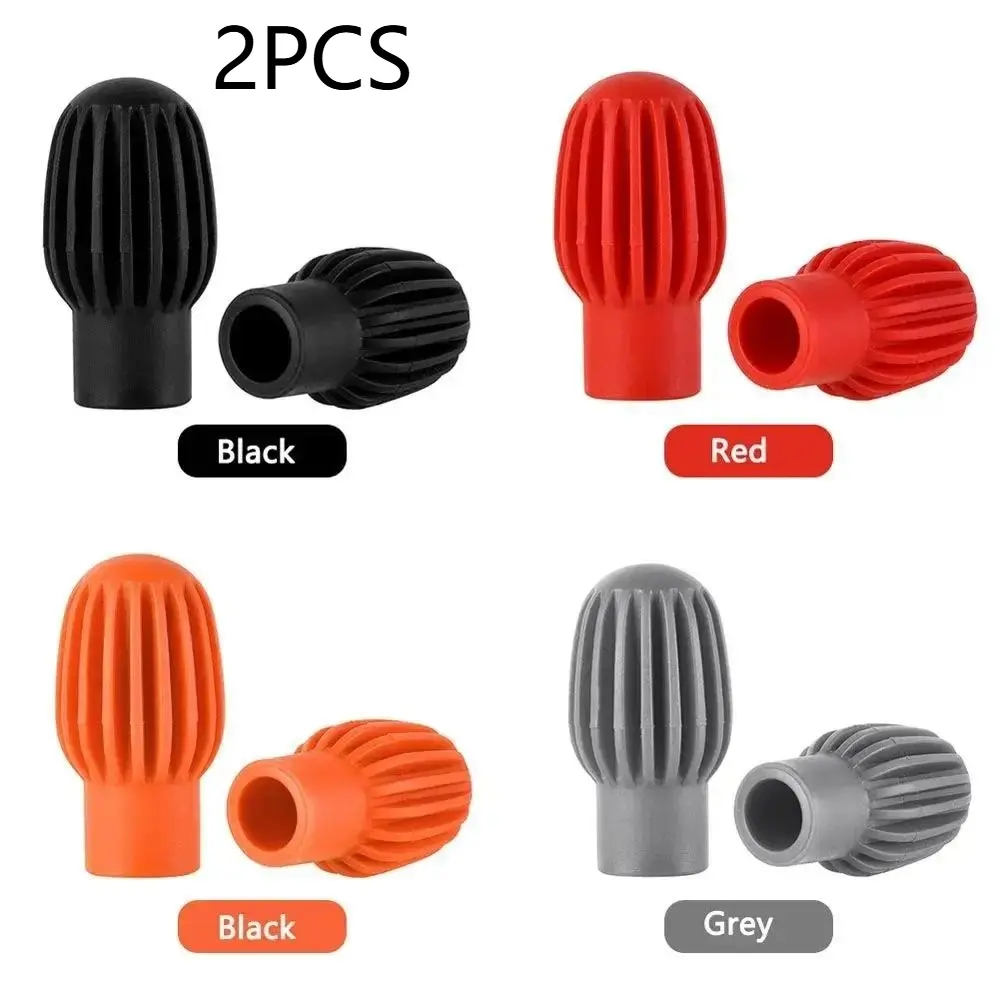 2pcs Shelf Drum Mute Silicone Sleeve Weakness Muffler Contact Tips Drumstick Practice Tips Drumstick Mute Percussion Musical  Accessories