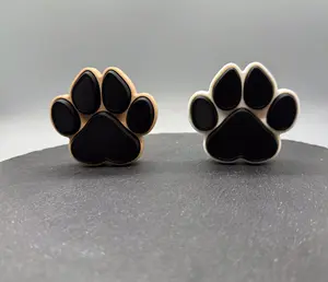3D Printed Dog Paw Print Fidget Clicker - Unique Gift Idea, Stocking Stuffer, Perfect for Stress Relief and Fun, Fidget Toy