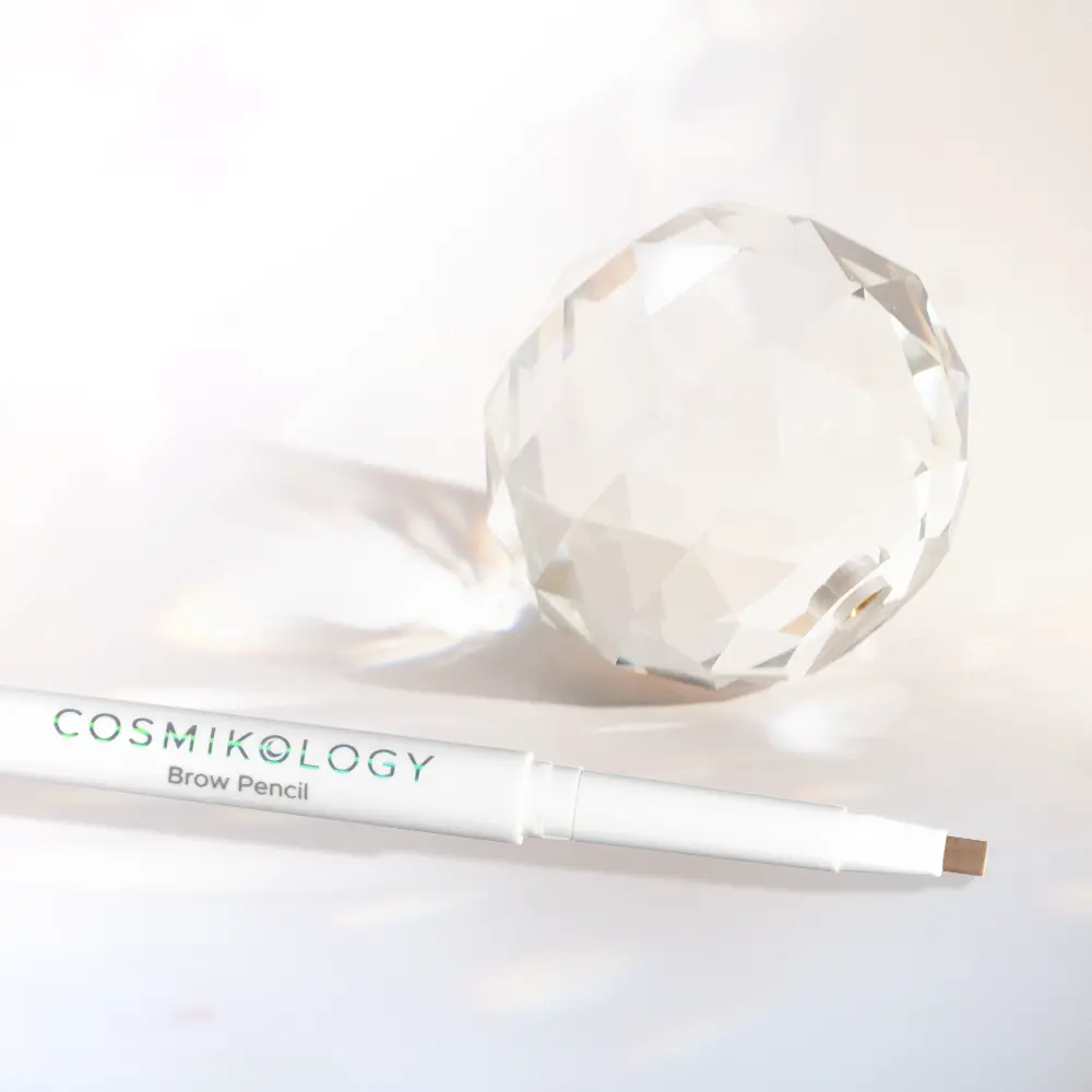 Cosmikology Sol Brow Pencil -  3-in-1 Brow Pencil – Retractable Eyebrow Pencil with Brush | Long-Lasting, Smooth, Vegan & Clean Formula