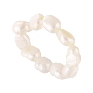 EVRY JEWELS Women's Pearly Ring