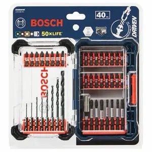 Bosch Driven Screwdriver Bit Set 40 -Piece