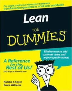 USED-Lean for Dummies by Natalie J. Sayer (Paperback)