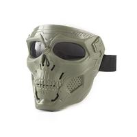 Olive mask & gray lenses