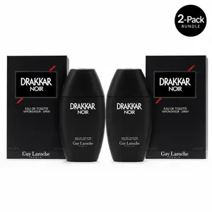 Guy Laroche Drakkar Noir Cologne for Men, 2-Pack Bundle Set, 6.7 oz Each | Eau De Toilette Spray, Men’s Fragrance Gift