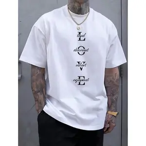 Oversized White LOVE Graphic Tee | Streetwear Aesthetic | Men’s Fashion 2026