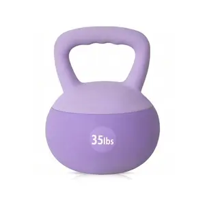 Soft Kettlebells,lron Sand Filled Weights StrengthTraining Kettlebells,Shock-Proof Weights And Wide-Grip Handle,Fitness Soft Kettlebells For Wo