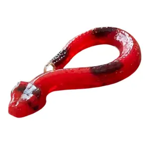 Giant Gummy Snake 2 Feet Long | 1 LB Python Candy Snake | Cherry / Blue Raspberry