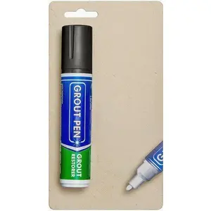 Waterproof Tile Marker Pen: 15mm Wide Tip Grout Colorant, Durable Sealer for Ceramic & Porcelain - Black 20mL, Easy Application, Long-Lasting Finish pandikit