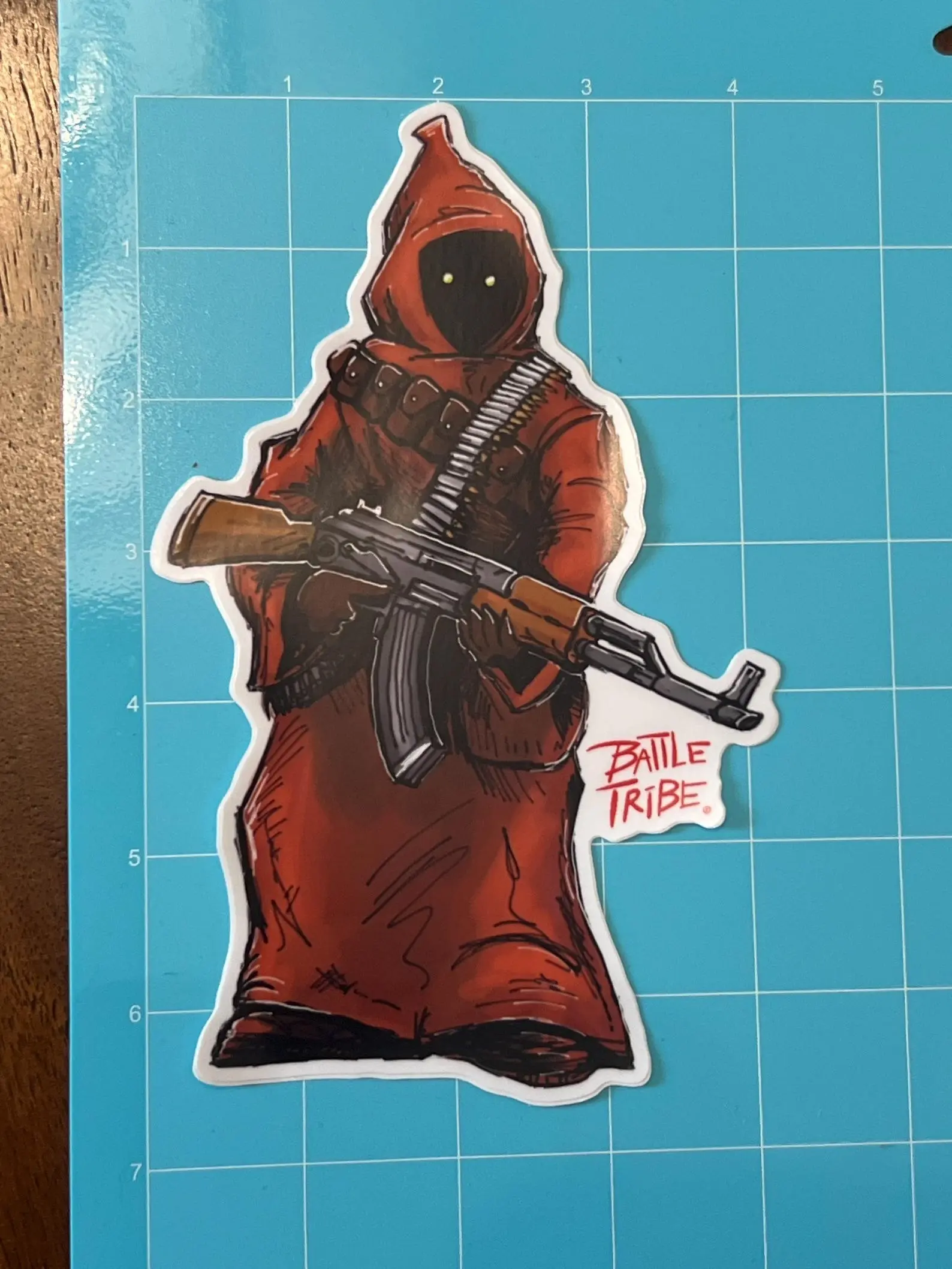 Desert dude sticker, Hard Hat Sticker, Bue Collar Sticker, Construction Sticker, Hard hat stickers, lunchbox sticker,  409 carpenters, working class, carpenters stickers, union stickers