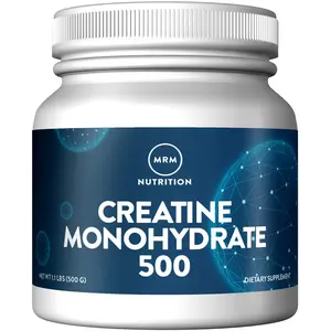 MRM Nutrition Creatine Monohydrate Powder – Micronized Creatine for Strength, Recovery & Daily Energy | Unflavored | 500g (100 Servings)