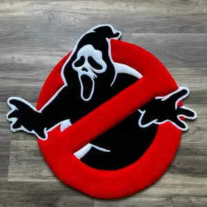 Handmade Custom Tufted Scream X Ghostbusters Rug