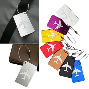 Aluminium Suitcase Luggage Tag Airplane Travel Bag Identifier