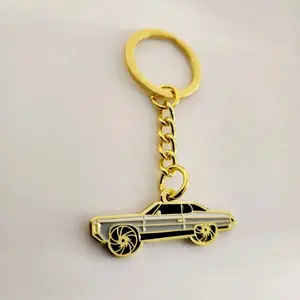ONE Gray 1970s Impala / Caprice gold plating keychain