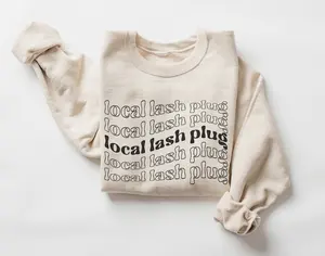 Lash Artist Sweatshirt, Local Lash Plug Sweater, Lash Tech Gifts, Eyelash Artist Gift, Esthetician Crewneck, Makeup Artist, Beauticia