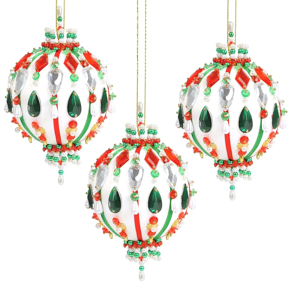 Herrschners  Christmas Gem Ornament Kit