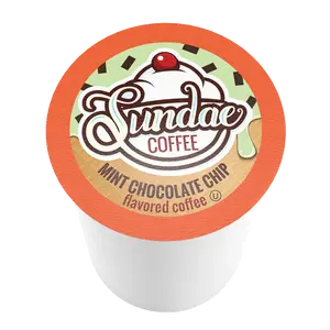 Sundae Ice Cream Mint Chocolate Chip Coffee Pods