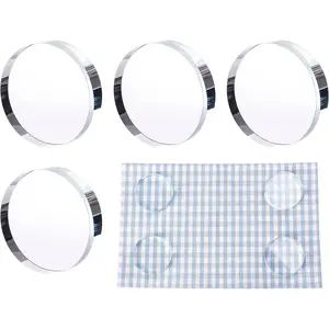 4Pcs Glass Pattern Weights for Sewing, Fabric Weights for Cloth Dressmaking Sample Cutting Paper Weight Accessories