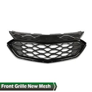 Fit For 2018-2021 Chevrolet Equinox Front Bumper Upper Grille Black Grill