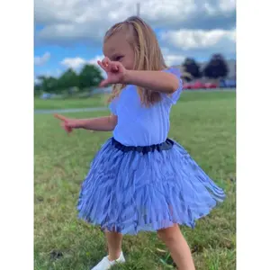 Zebra Tutu Skirt for Girls – 3-Layer Tulle Ballet, Dance, and Dress-Up Costume Skirt