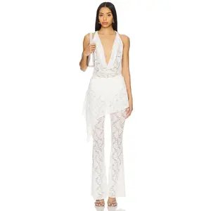 superdown Colson Pant Set in White
