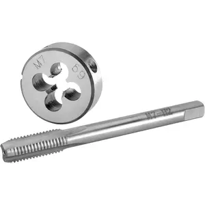 M7 X 1 Tap and  Set, M7 x 1.0 Machine Thread Tap and Round  Right Hand