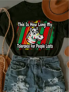 This Is How Long My Tolerance for People Lasts ~ Unisex Apparel Printed In The USA!