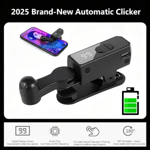 2025 upgraded Auto Clicker for Smart Phone,Built-in battery,No Need to Connect to Power Source, used for mobile phone application video live streaming gadget quick click simulate finger continuous click, used for live streaming likes, games, shopping
