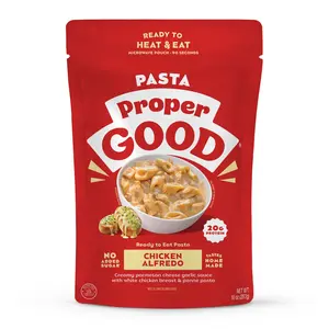 Proper Good Chicken Alfredo Pasta, 20g of Protein - Ready in 90 Seconds, Clean Ingredients Carb Cheese